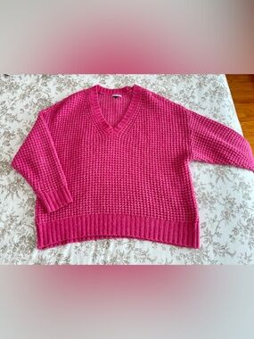 Pink American Eagle Knit Sweater